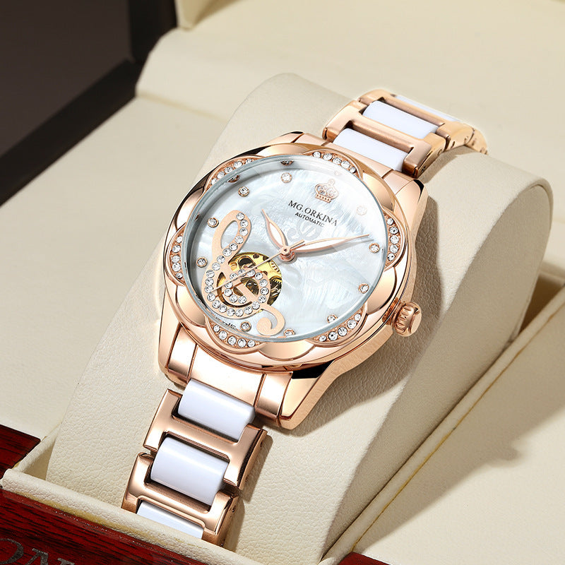 New Designer Mechanical Women’s Luxury Ceramic Watch