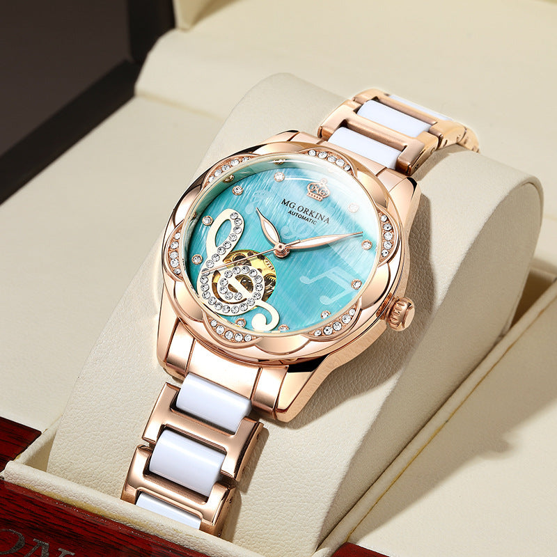 New Designer Mechanical Women’s Luxury Ceramic Watch