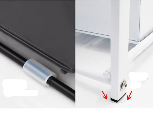 Anti-slip rubber strap and suction cup on a white background