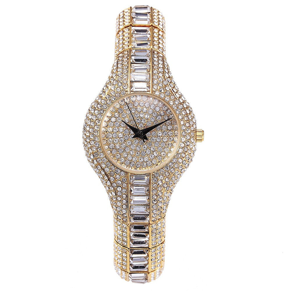 Fashion Diamond & Colorful Stone Watch