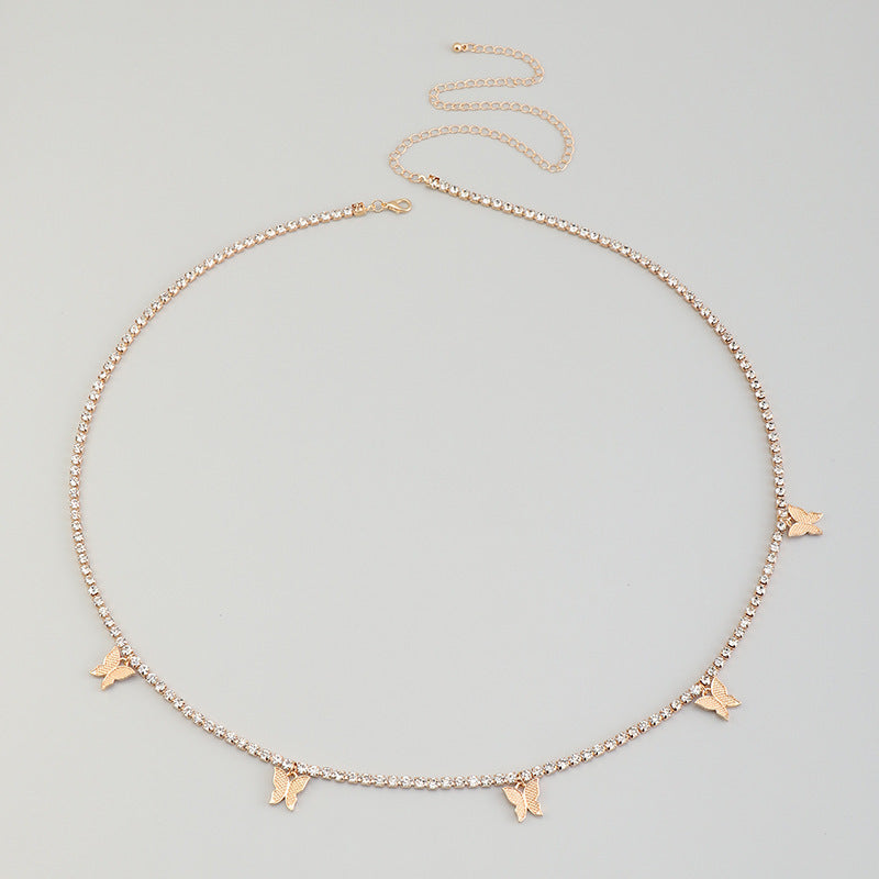 Fashion Sexy Butterfly Body Chain - Belly Waist Chain