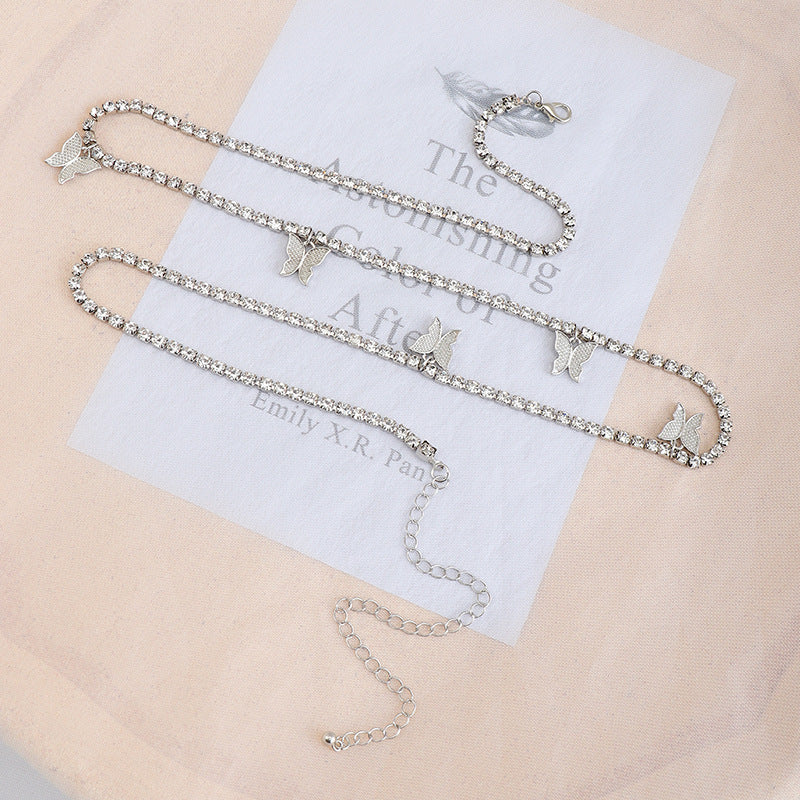 Fashion Sexy Butterfly Body Chain - Belly Waist Chain