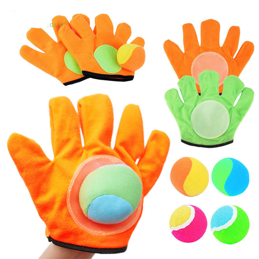 Kids Sucker Sticky Ball Toy Set - Outdoor Sports Catch Ball Game for Parent-Child Interaction