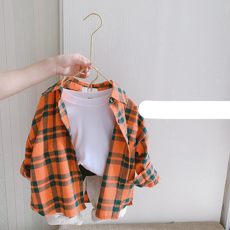 Children's Plaid Shirts In Baby Shirts For Men And Women