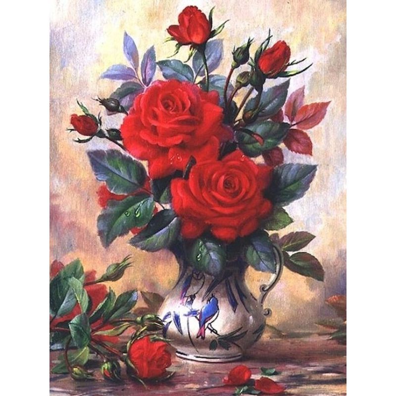 Painting By Numbers - Kids Colourful Flowers