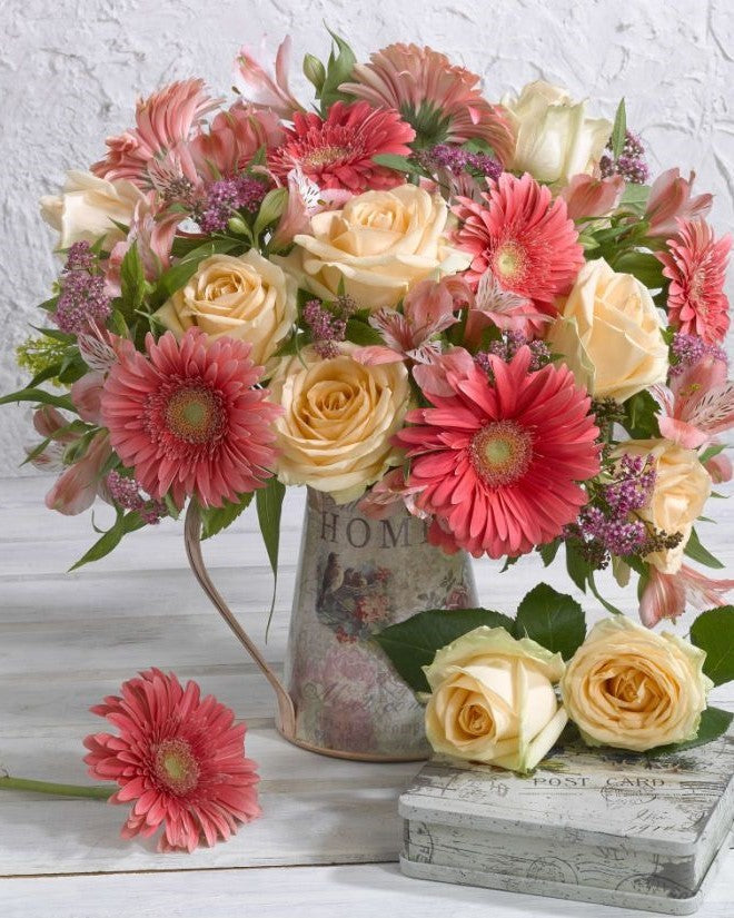Painting By Numbers - Kids Colourful Flowers