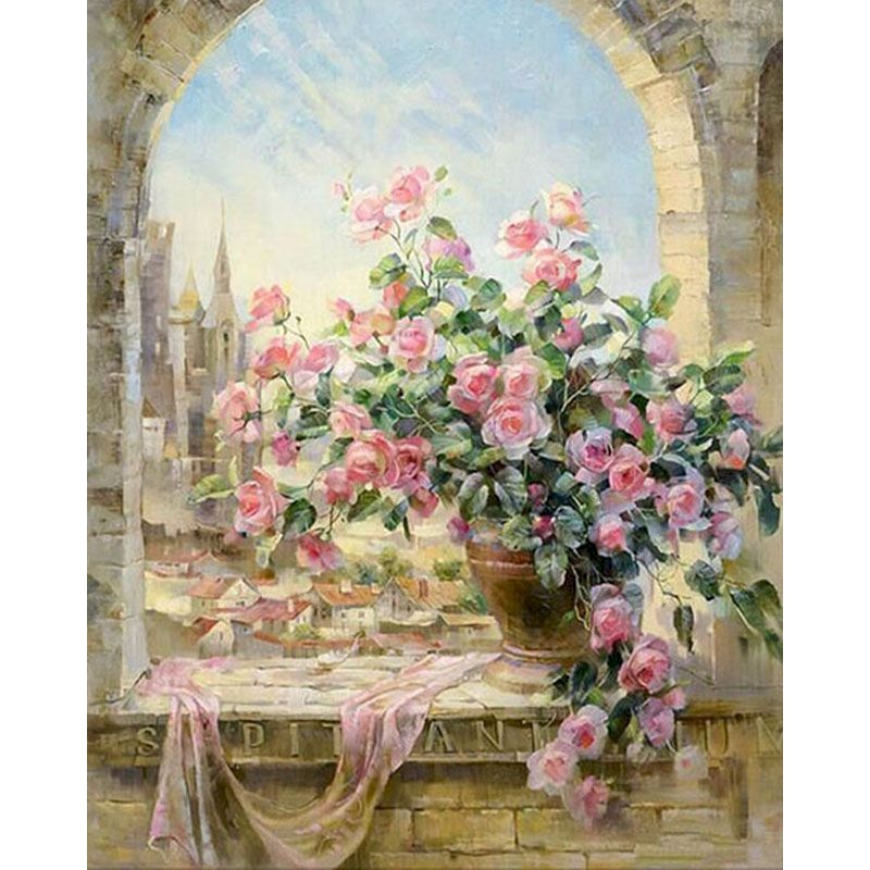 Painting By Numbers - Kids Colourful Flowers