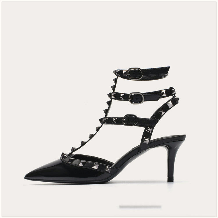 Women's Summer Willow Nail Half Drag Pointy Lazy Baotou Sandals