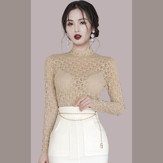 Fashion Lace Professional Suit Skirt Female Summer