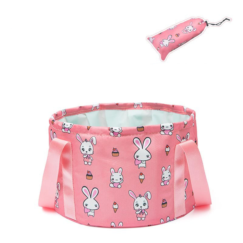 Portable Collapsible Water Basin Travel Foot Soaking Bag Laundry Tub Wash Basin Travel Foot Washing Bucket Storage Bag