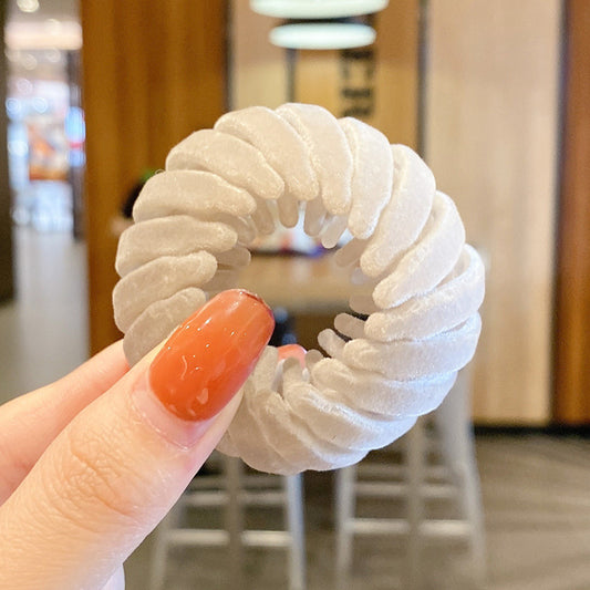 Women Hollow Hair Circle - High Horsetail Artifact Fixed Coiler Hairpin