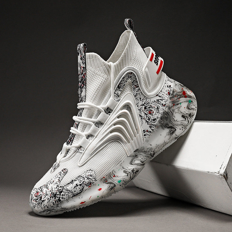 Men's Coconut Casual High-Top Plus Velvet Sports Shoes