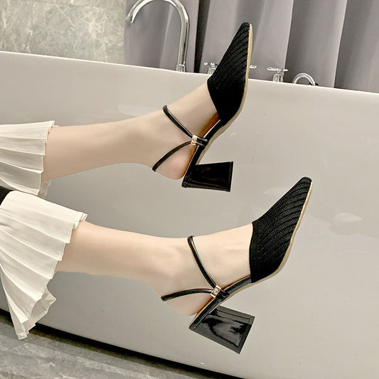 Half Slippers All-match Temperament Fairy Style Sandals Women