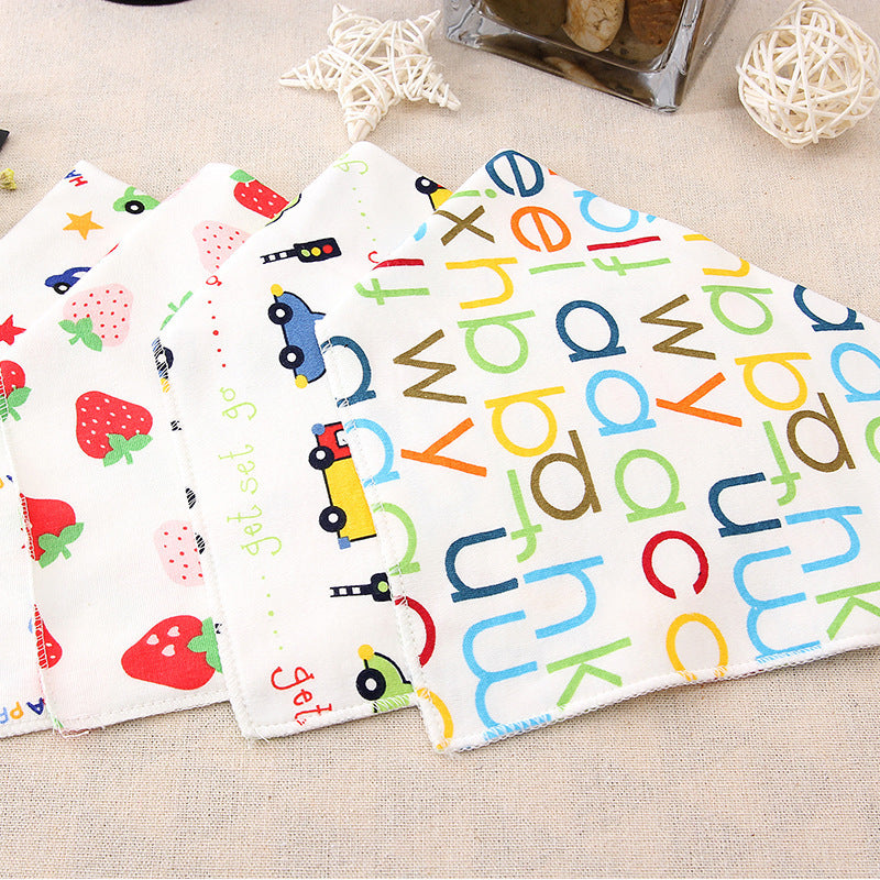 Newborn Baby Cotton Triangle Scarf