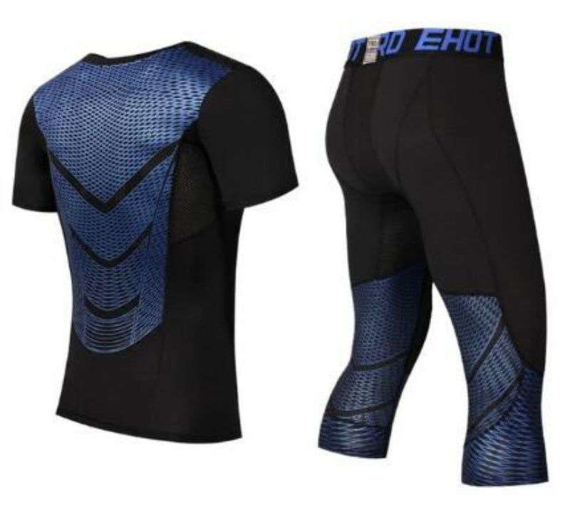 Men’s MMA Long Sleeve Compression Shirt & Pants Set