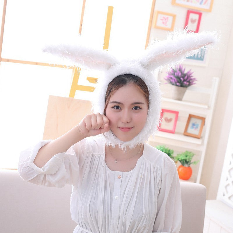 Hairy Bunny Ears Hat Bunny Headgear Photo Props