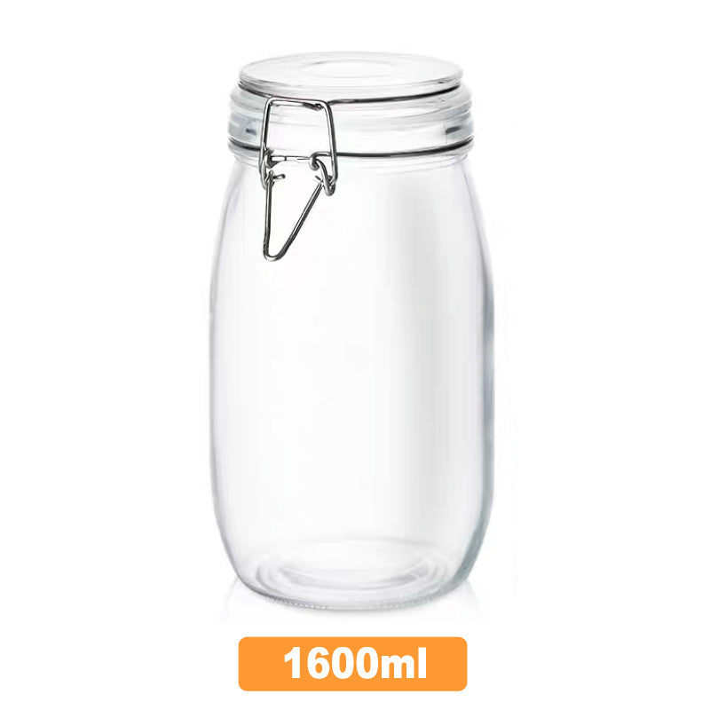 Glass Sealed Cans For Kitchen Food