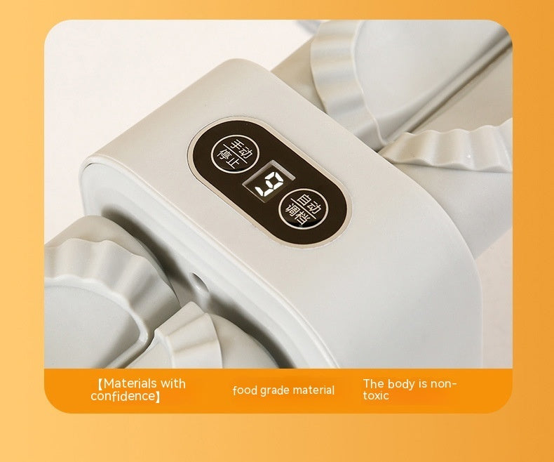 Electric Double-Headed Dumpling Maker – Fast & Easy Mold, Green