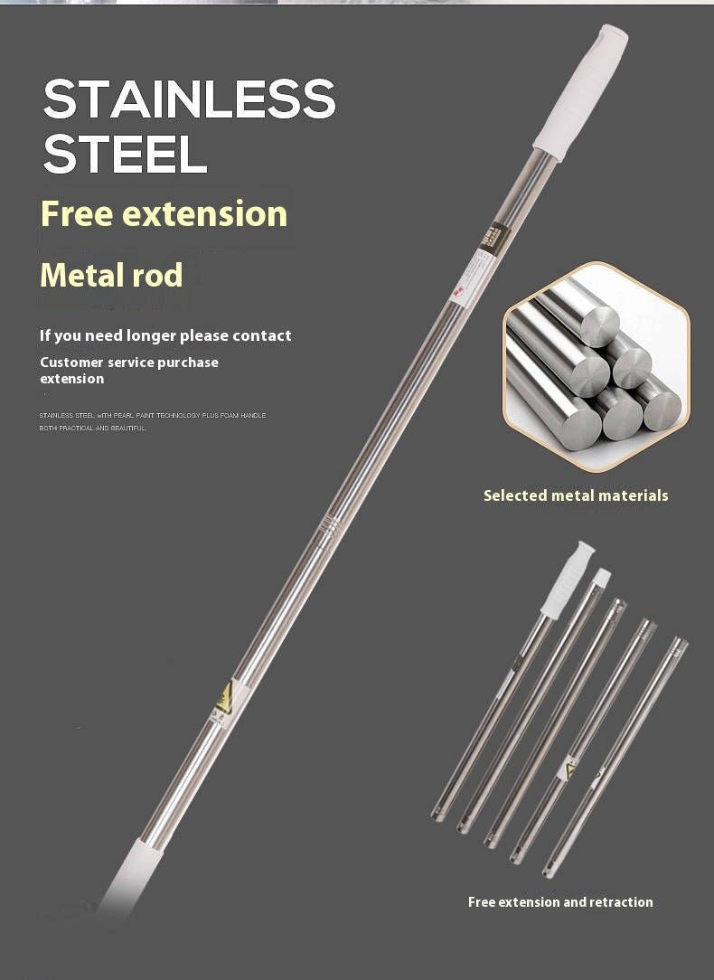 Lengthening Bar Large Household Triangle Mop Wiping Glass