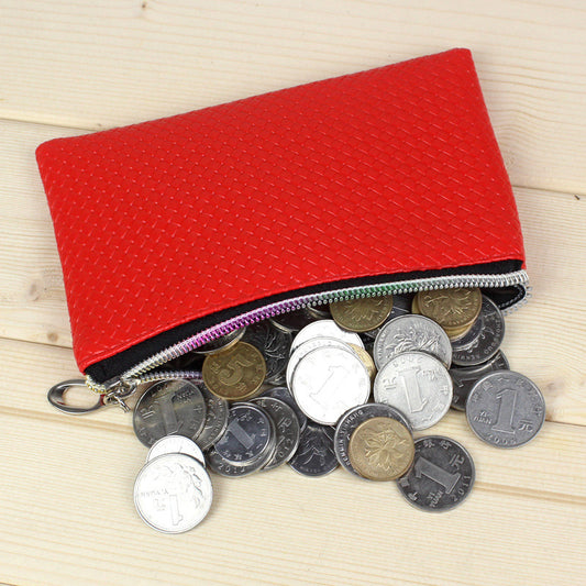 Women's Creative Zero Purse - Mini Coin Bag with Zipper Pocket