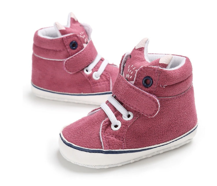 Puseky New Baby Boy/Girl Shoes - Cute Cartoon Bear & Fox First Walkers