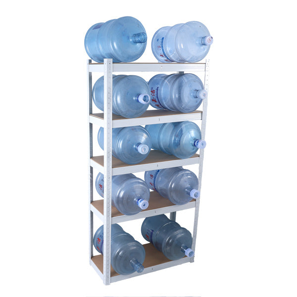 5-tier Metal Shelving Unit Adjustable Garage Storage Utility Rack