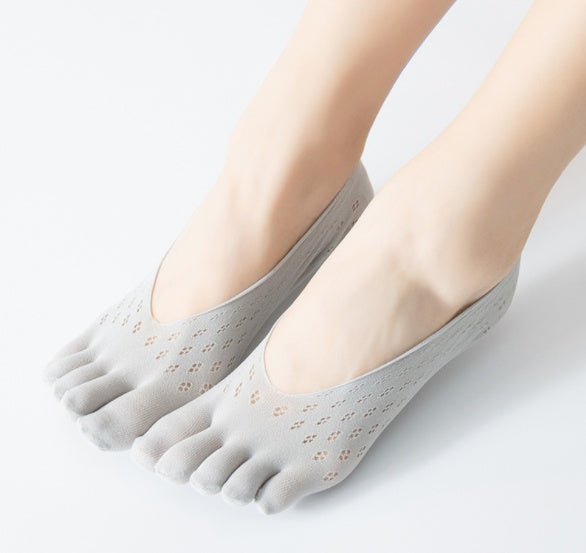 Women's Velvet Five Toe Socks - Breathable & Sweat-Absorbing
