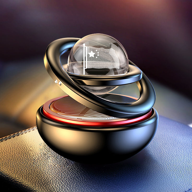 Solar Rotating Car Aroma Decoration