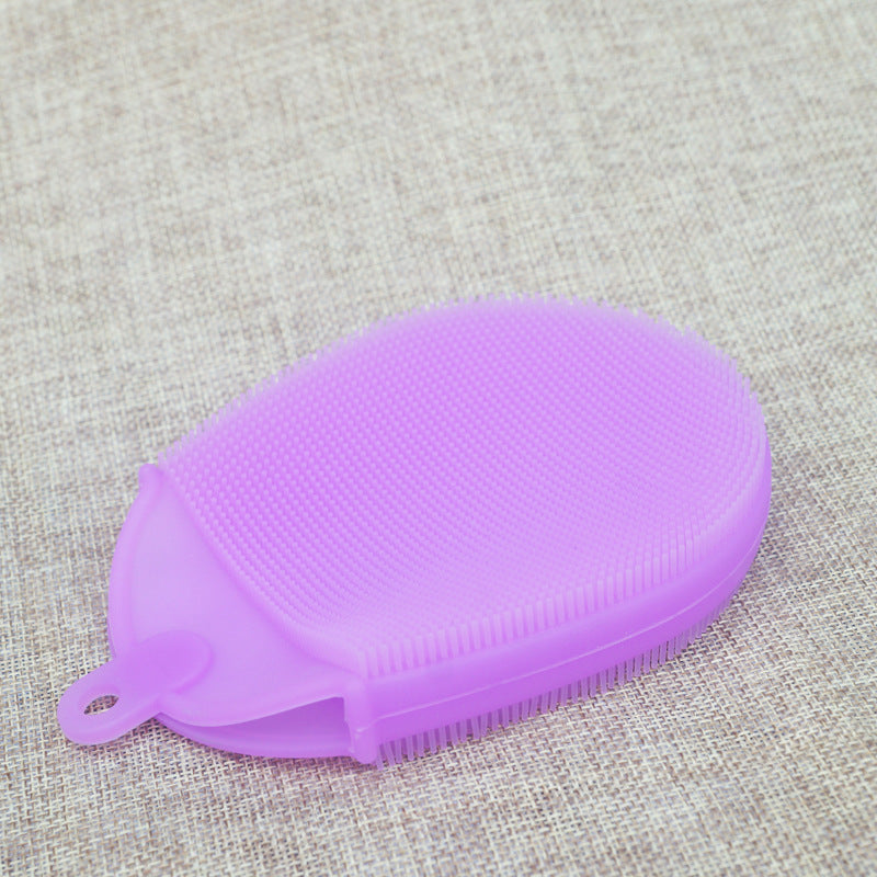 Baby Shower Brush - Soft Silicone Bath Brush for Infants