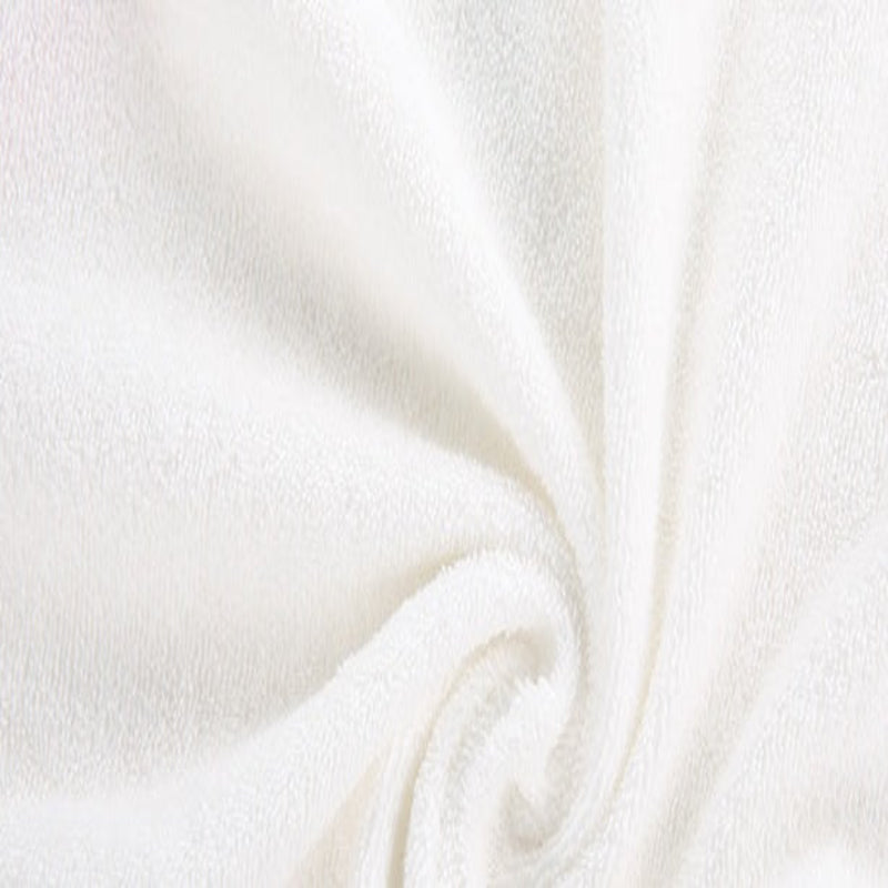 Close-up of white fabric with folds