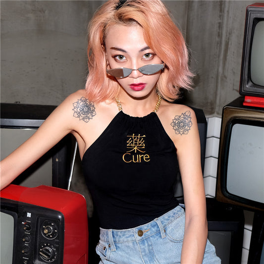 Women’s Cotton Sling Vest – Casual Summer Tank Top