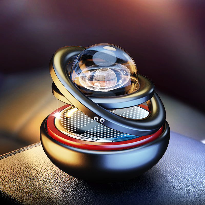 Solar Rotating Car Aroma Decoration
