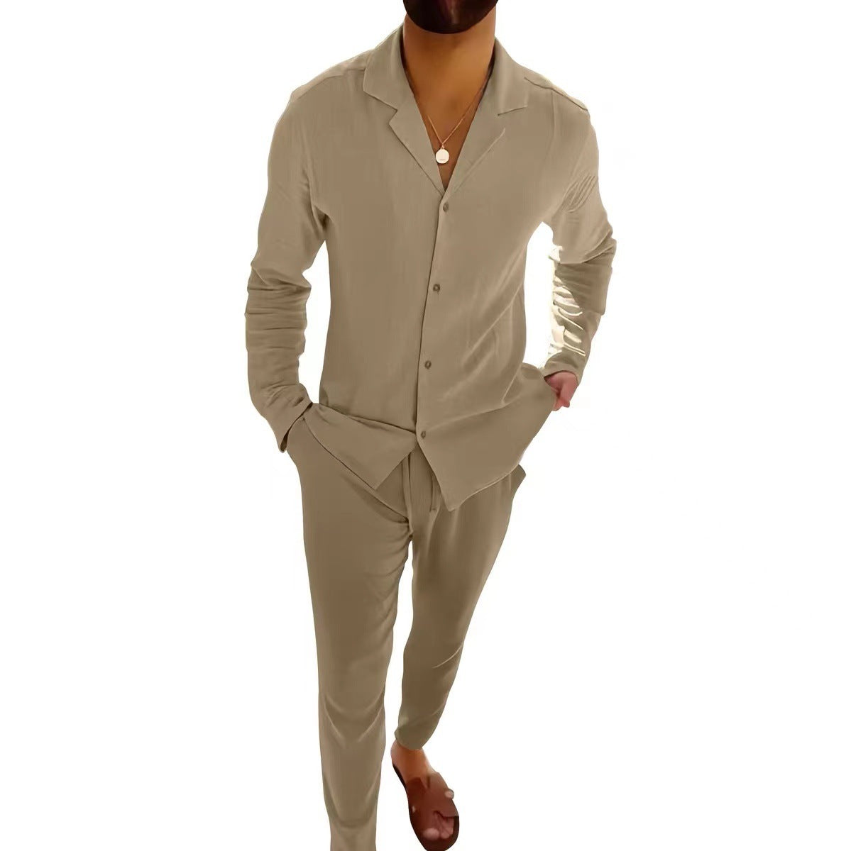 Casual Long-Sleeved Suits for Men