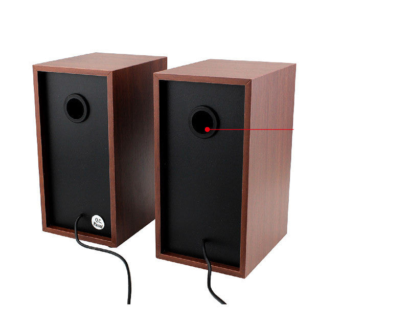 Wooden USB Audio Multimedia Speaker