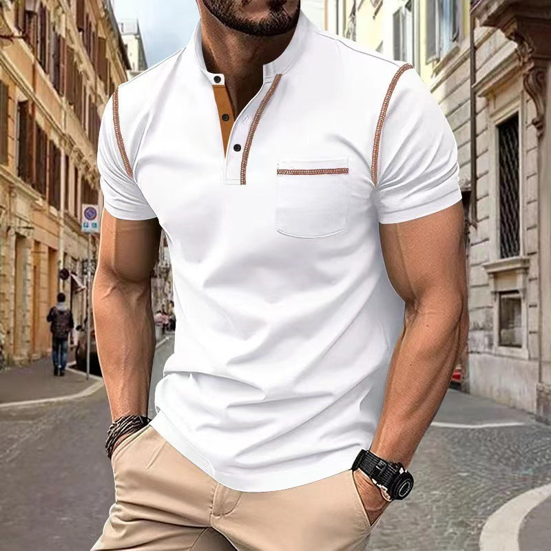 Short-Sleeved Polo Shirt - Summer Casual Quick-Dry Tops for Men