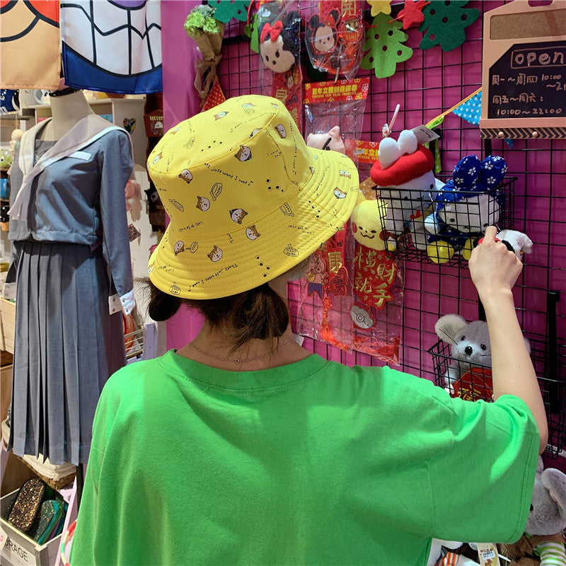 Women's Versatile Double-sided Fisherman Hat