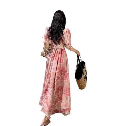 Fashion Floral Dress Summer Female