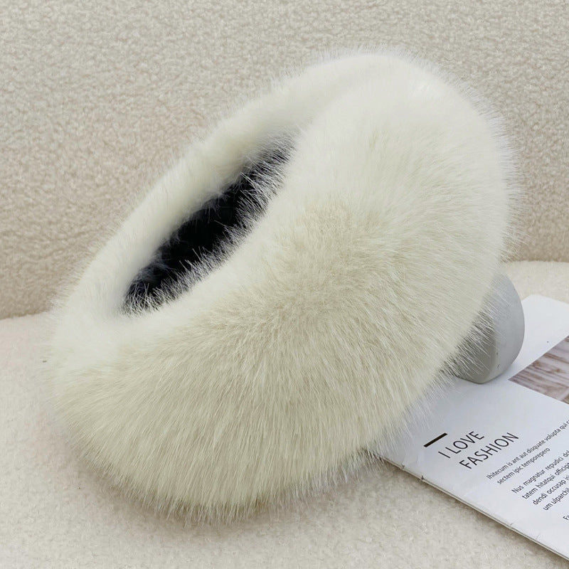 Winter Fur Thickened No-Top Hair Ring Hat
