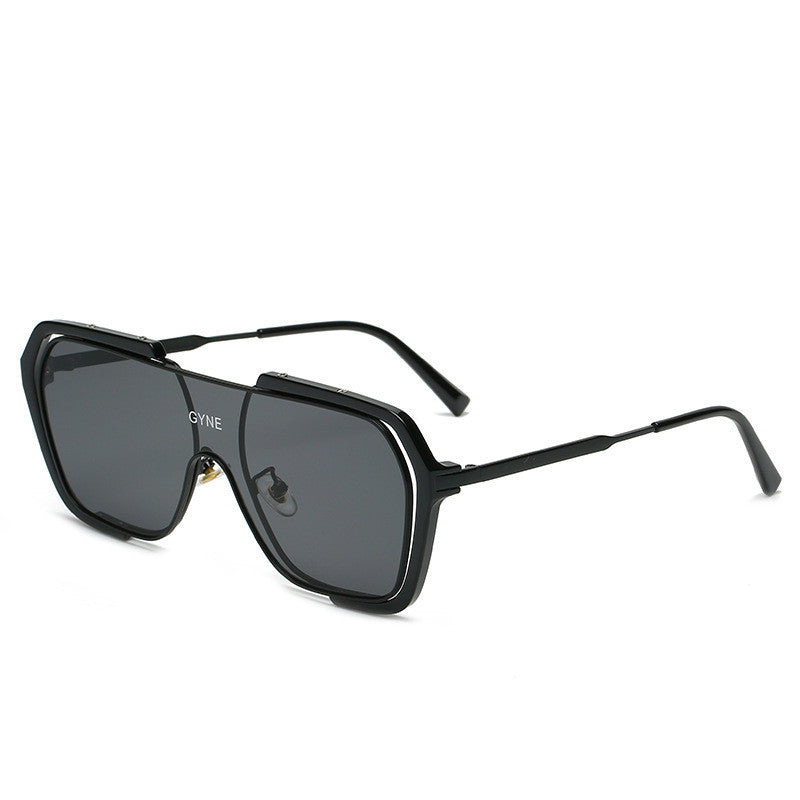 Retro Yellow Sunglasses UV Protection Men Tide