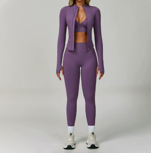 Women's Casual Seamless Tight Yoga Suit