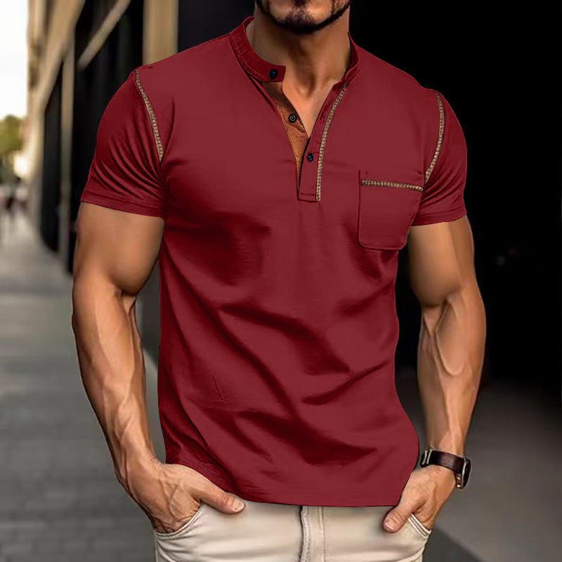 Short-Sleeved Polo Shirt - Summer Casual Quick-Dry Tops for Men