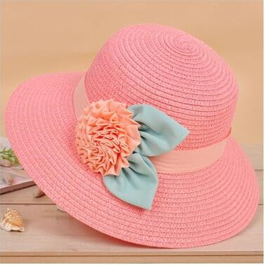 New Women's Three-dimensional Flower Foldable Sun Hat