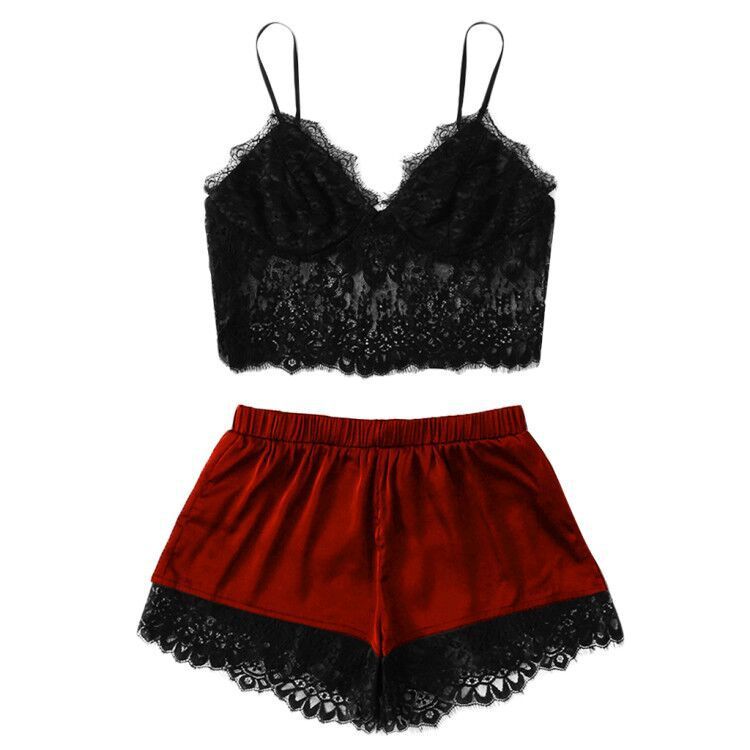 Women's Split Lace Cardigan Lingerie – Elegant and Cozy Sleepwear