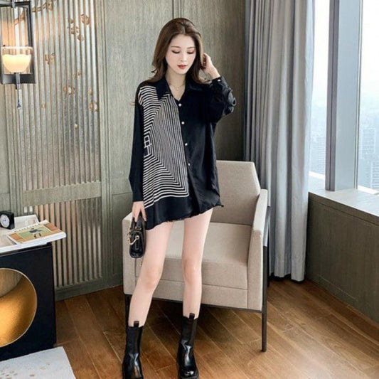 Irregular Design Sense Niche Girls Wear Shirts