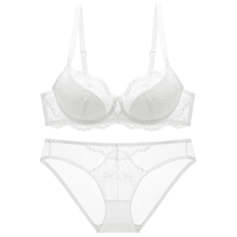Women's Nylon Bra and Underwear Set – Elegant and Comfortable