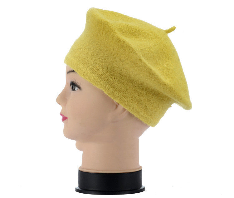 Korean Style Autumn And Winter Women's Wool Beret Hat