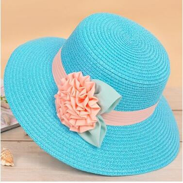 New Women's Three-dimensional Flower Foldable Sun Hat