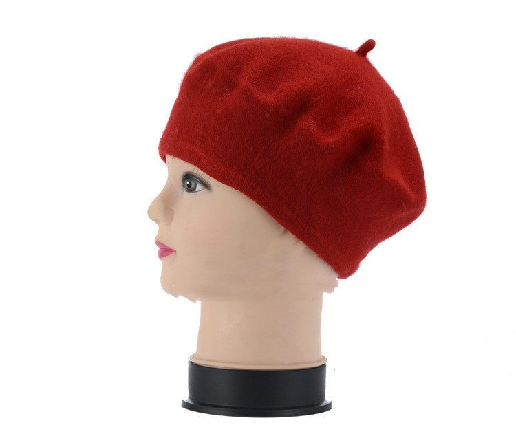 Korean Style Autumn And Winter Women's Wool Beret Hat