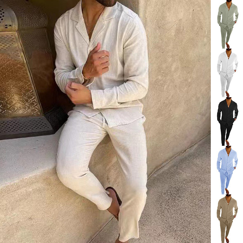 Casual Long-Sleeved Suits for Men