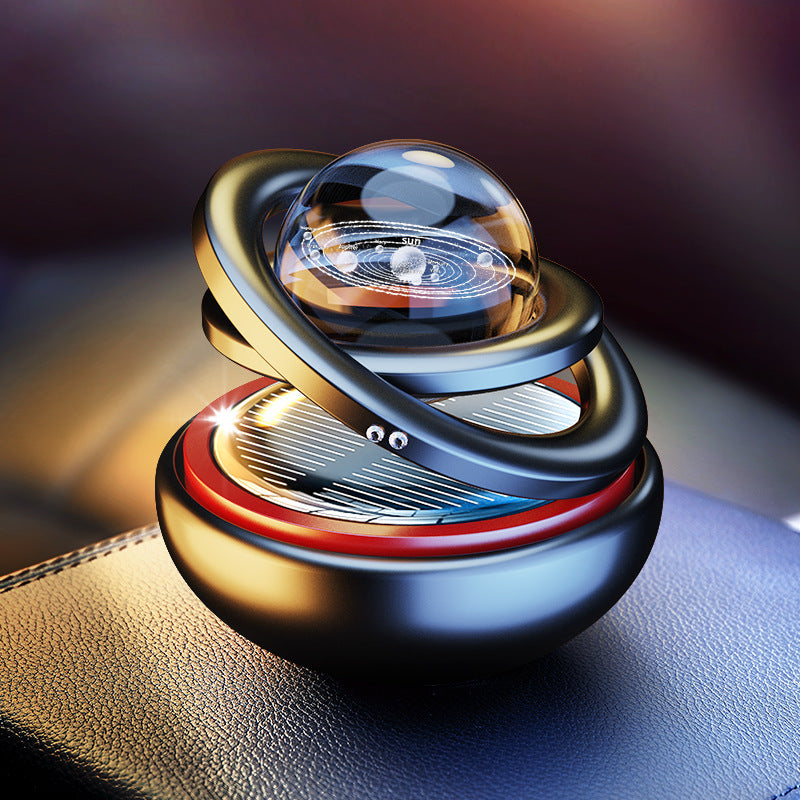 Solar Rotating Car Aroma Decoration